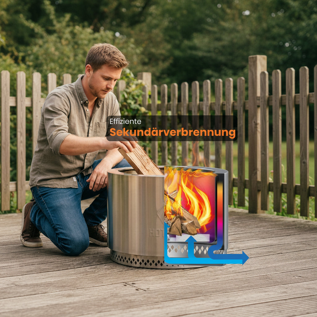 HOTSHOT Feuerschale THE TRAVELER ∅38 cm